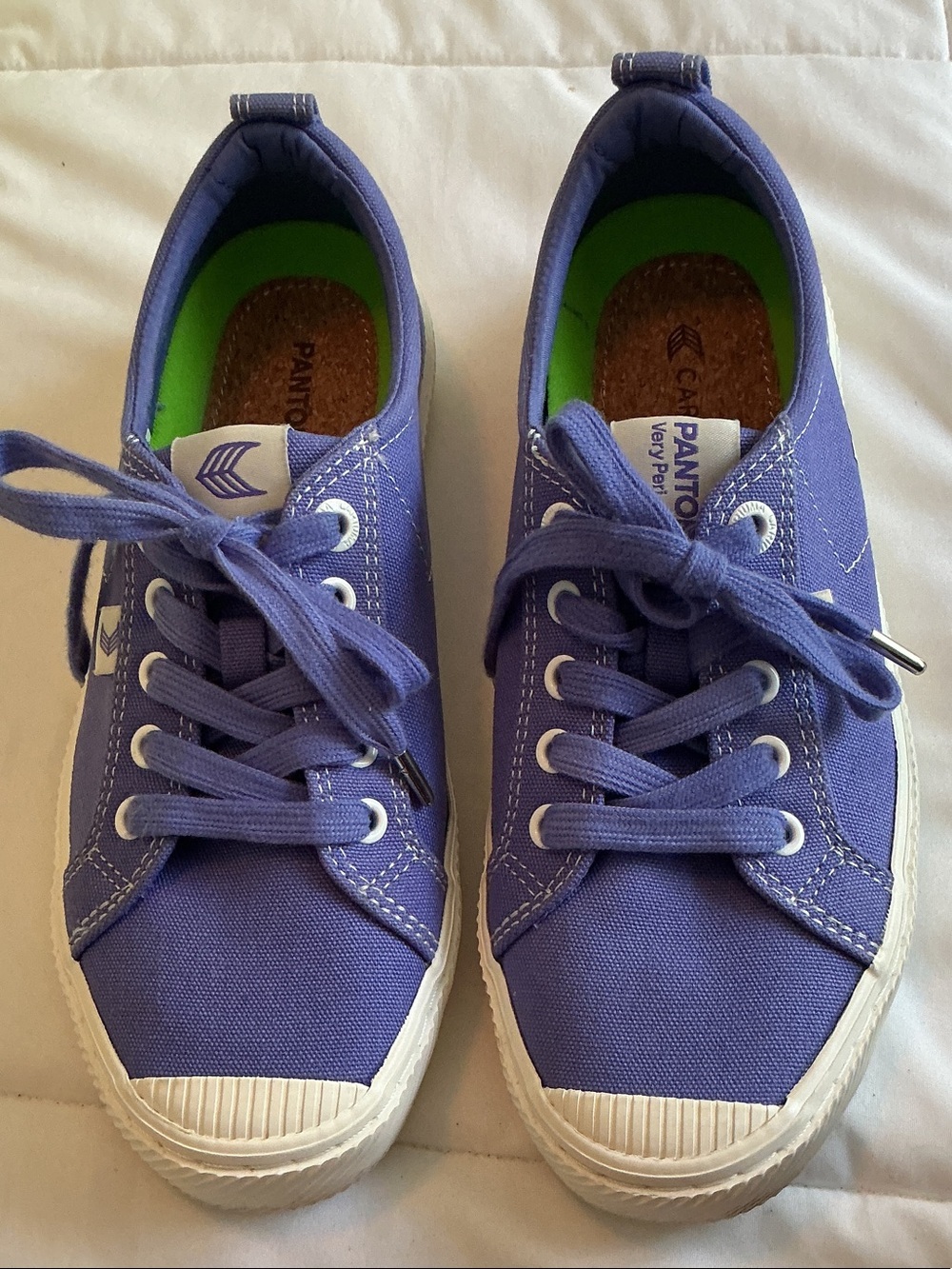 Pantone - Cariuma Canvas Lace-Up Sneakers in Color of the Year—Very Peri